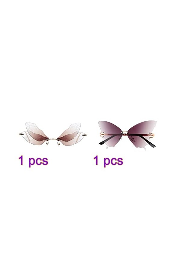 SOIMISS Lunettes De Soleil Papillon Lunettes Daile Des Lunettes De Soleil Lunettes De Soleil De Mode Pour Femmes Lunettes Sa