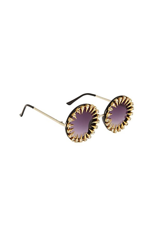 SOIMISS 1 Jeu Des Lunettes De Soleil Lunettes De Mode Pour Femmes Strass Lunettes De Soleil Étincelantes Lunettes De Fête Pou