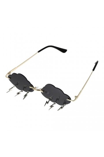 Abaodam 2 Paires Lunettes De Soleil Nuage Lunettes De Fête Personnalisées Filets De Pêche Rouges Lunettes De Soirée Cosplay L