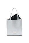 Ted Baker Elissa Sac de shopping en cuir Argenté Taille S