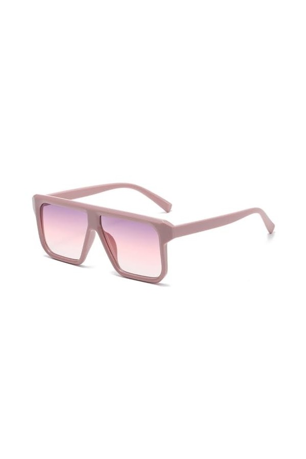 MUTYNE Lunettes de Soleil carrées de Mode pour Femmes en Plastique Vintage rétro pour Hommes Lunettes de Soleil Lunettes de S