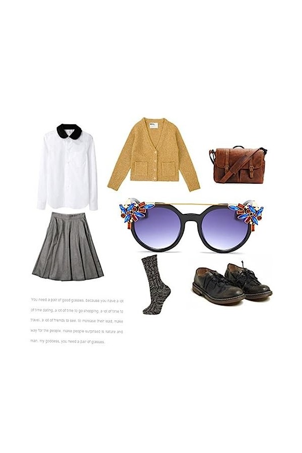 SOIMISS 400 Femmes Lunettes De Soleil À La Mode Rave Lunettes De Soleil Pour Femmes Mode Lunettes De Soleil Dame Lunettes De 