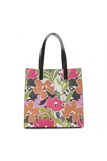 Ted Baker London Malacon Sac fourre-tout imprimé magnolia East/West Icon, beige