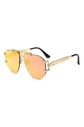 LUOXUEFEI De Soleil Lunettes Lunettes De Soleil Sans Cadre Surdimensionnées Femmes Lunettes De Soleil Marron Pour Hommes