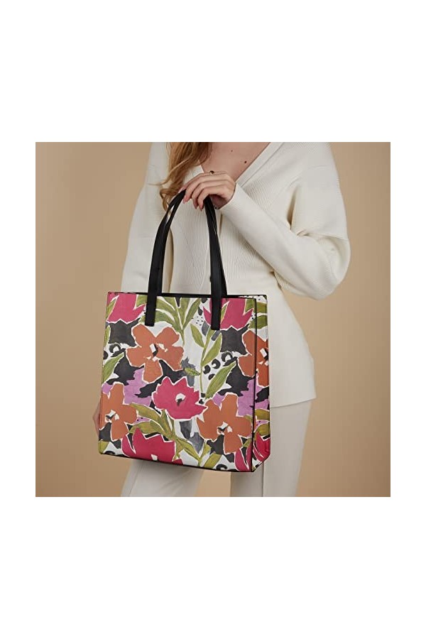 Ted Baker London Malacon Sac fourre-tout imprimé magnolia East/West Icon, beige