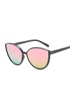 HAOMAO Marque Designer Vintage Miroir Gradient Cat Eye Lunettes De Soleil pour Femmes Léopard