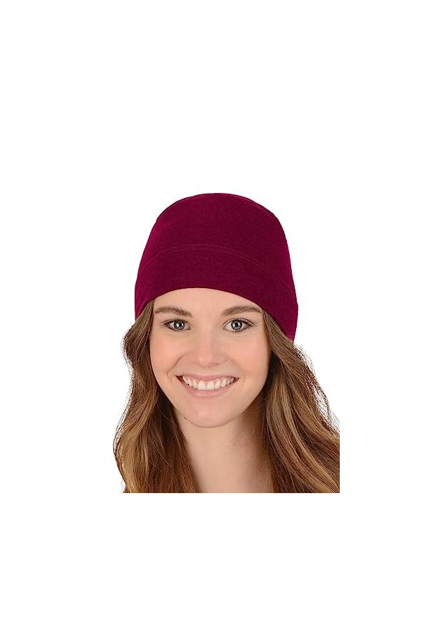 Trigema 502006 Bonnet, Saphir mélangé, 5 1/2 Femme