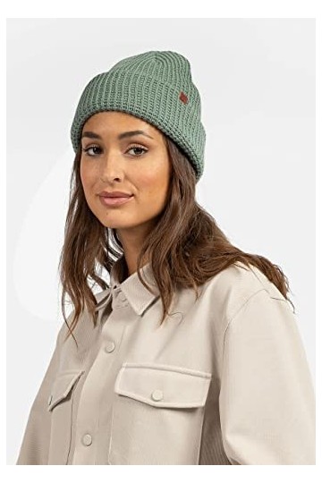 BICKLEY + MITCHELL Waffle Structured Basic Bonnet pour Femme 2015-01-11-55, Vert, Taille Unique