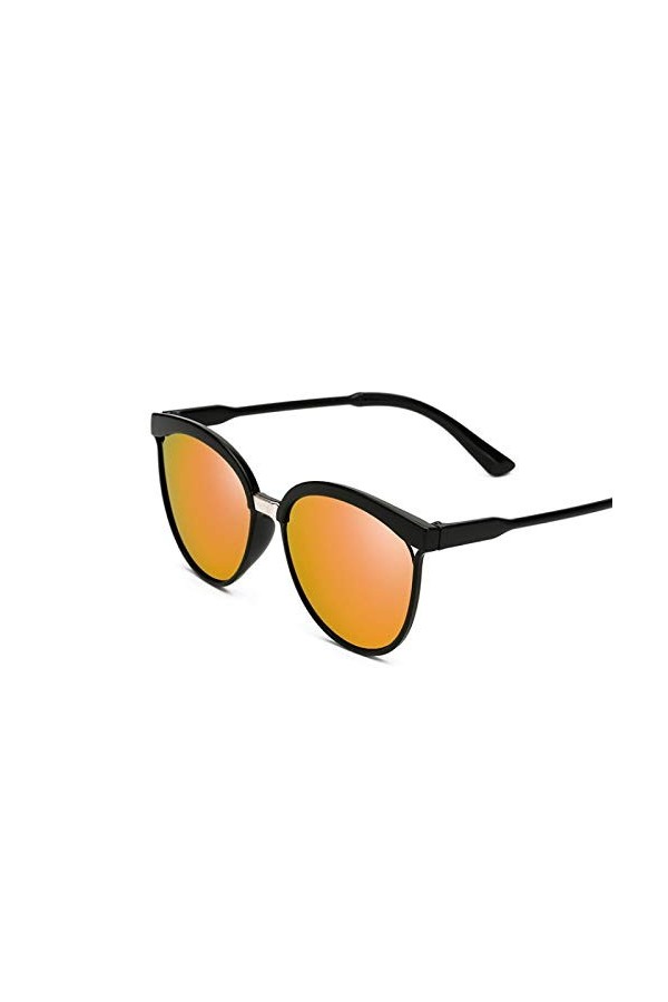 HAOMAO Vintage rétro Petites Lunettes de Soleil Oeil de Chat pour Femmes Marque de Luxe Design lentilles Noires Lunettes Uv40