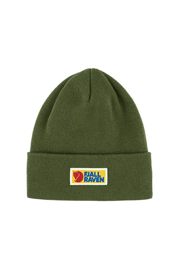 FJÄLLRÄVEN Mixte Vardag Classic Beanie Hat, Caper Green, Taille unique EU