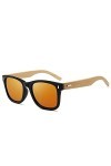 Classique Bambou Vintage Lunettes de Soleil Hommes Femmes Ongles décoration Conduite Miroir Lunettes de Soleil rétro Bois&nbsp;&nbsp;&nbsp;U