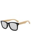 Classique Bambou Vintage Lunettes de Soleil Hommes Femmes Ongles décoration Conduite Miroir Lunettes de Soleil rétro Bois&nbsp;&nbsp;&nbsp;U