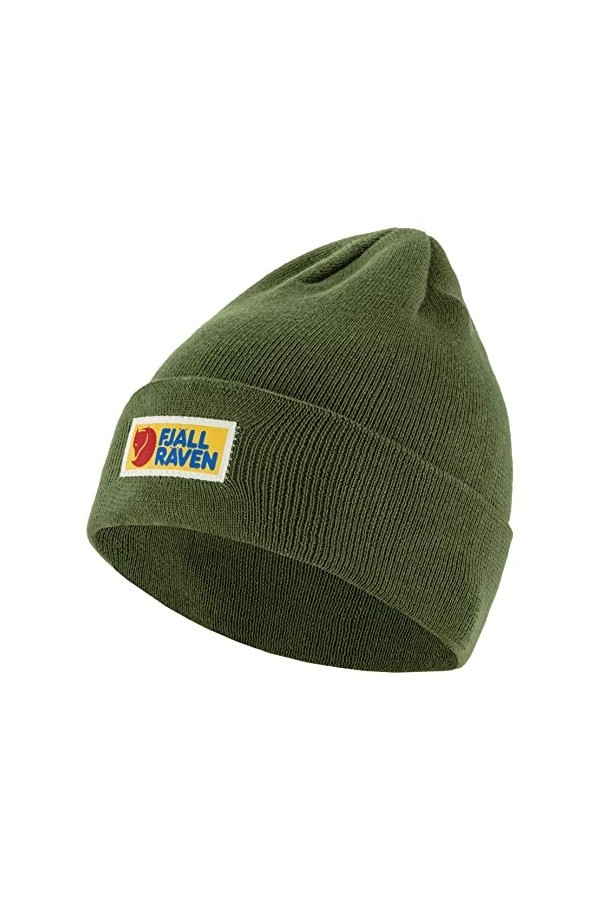 FJÄLLRÄVEN Mixte Vardag Classic Beanie Hat, Caper Green, Taille unique EU