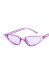 EDCPLM Lunettes de soleil pour femme Œil de chat Femmes Sexy Petit Triangle Vintage Lunettes de soleil Retro Cateye Eyewear U