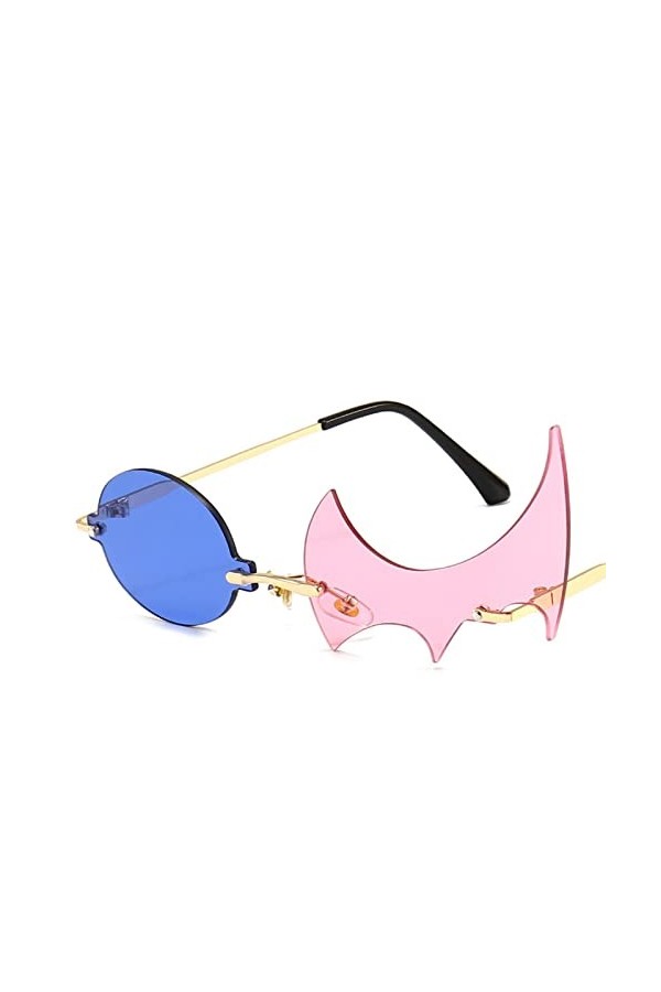 PUYYDS Anime Danganronpa Cosplay Monokuma Lunettes de Soleil Flamme personnalité Lunettes Anime Halloween COS Accessoire Acce