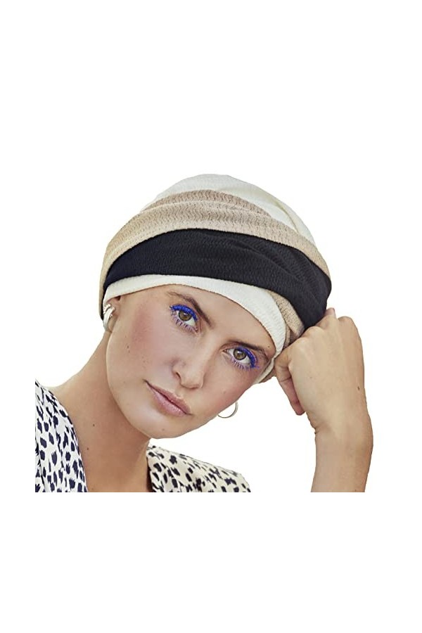 Viva Headwear Viva Emmy Turban en Bambou de qualité Douce et Confortable Doux, Multicolore, Taille Unique Femme