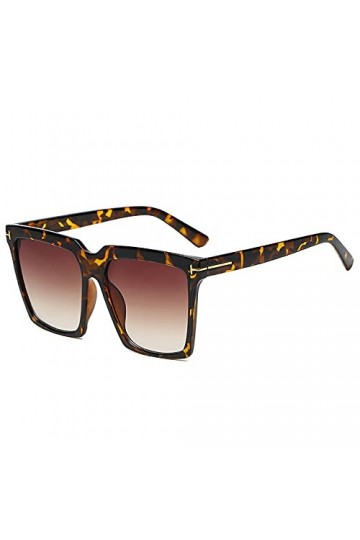 QFSLR Lunettes De Soleil Classiques À Monture Carrée pour Hommes Et Femmes, avec Protection UV À 100%, Adaptées Aux Parties S