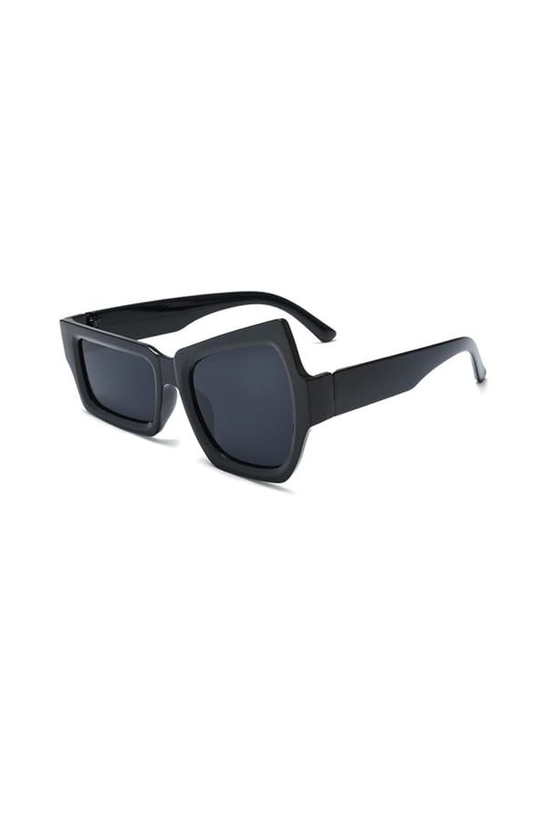 RUBA Mode Hommes Hip Hop Exagération Lunettes De Soleil Asymétrique Taille Sourcils Femmes Oculos