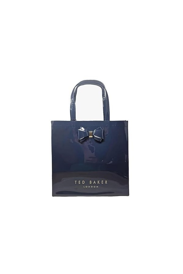 Ted Baker Aracon Petit sac cabas avec nœud pour femme, bleu marine
