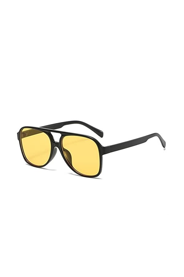 XINXIN Lunettes De Soleil for Hommes Et Femmes Rétro Hip Hop, Vacances en Plein Air Lunettes De Conduite Color : J, Size : M