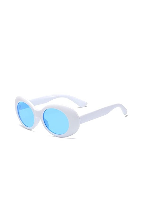 XINXIN Lunettes De Soleil Ovales for Hommes Et Femmes, Lunettes De Plage for La Rue De Vacances en Plein Air Color : E, Size