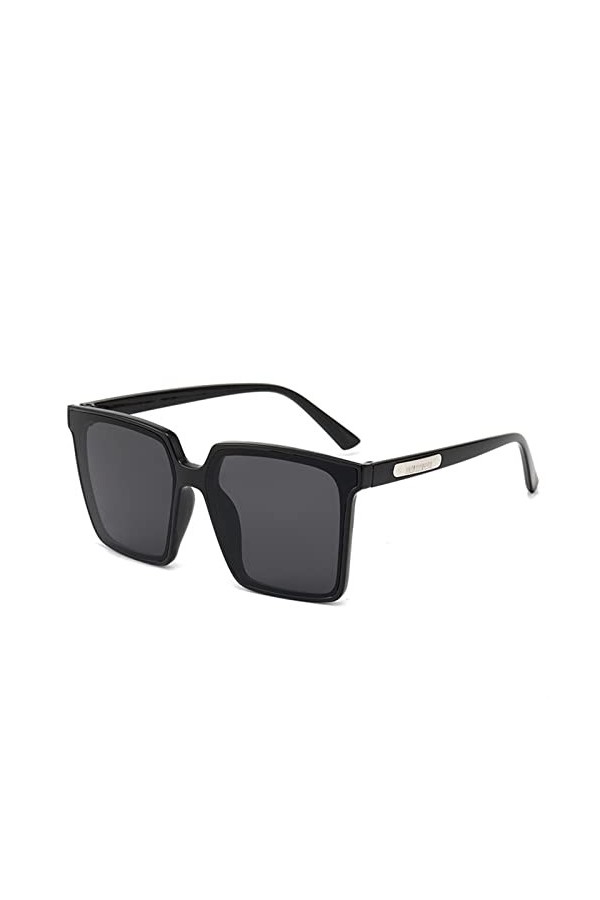 XINXIN Street Shot Lunettes De Soleil Grand-Cadre for Hommes Et Femmes, Vacances en Plein Air Lunettes De Plage Color : A, S