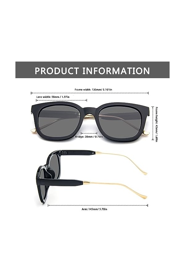 Lunettes de soleil femme polarisées rétro rondes lunettes de soleil UV400 protection rétro lunettes de soleil femme conduite 