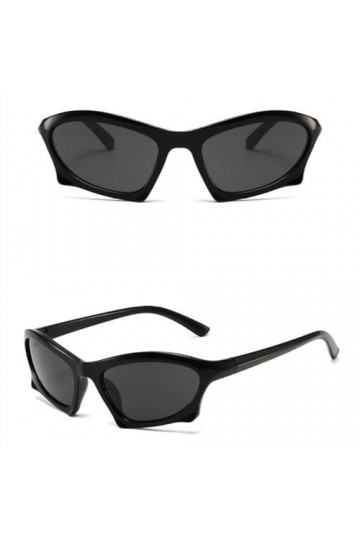 Équitation Moto Hommes Lunettes de Soleil Sports de Plein Air Cyclisme Cadre Noir Lunettes Coupe-Vent Résistant à la Lumière 