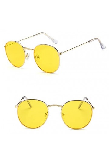 Lunettes de soleil miroir de luxe femmes/hommes dame lunettes de soleil rondes classiques UV400 extérieur Oculos De Sol Gafas