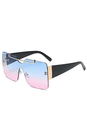 LUOXUEFEI De Soleil Lunettes Lunettes De Soleil Surdimensionnées Pour Femmes Lunettes De Soleil Carrées Sans Monture Pour Hom