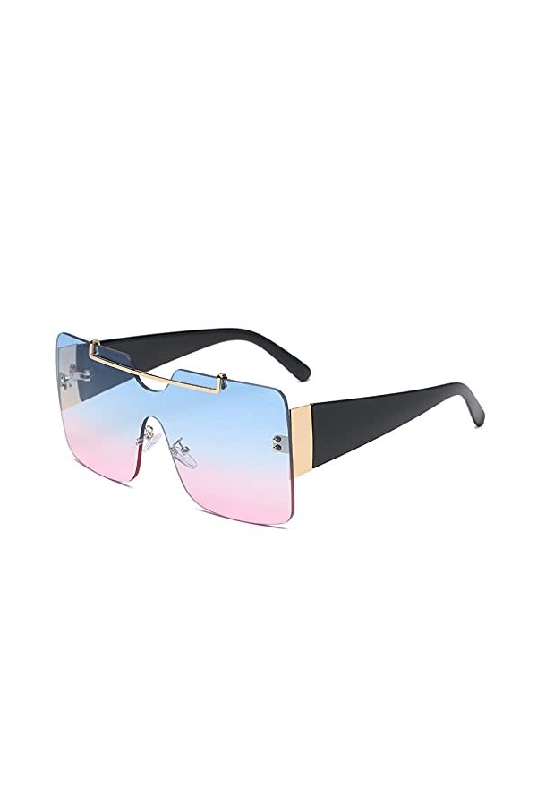 LUOXUEFEI De Soleil Lunettes Lunettes De Soleil Surdimensionnées Pour Femmes Lunettes De Soleil Carrées Sans Monture Pour Hom