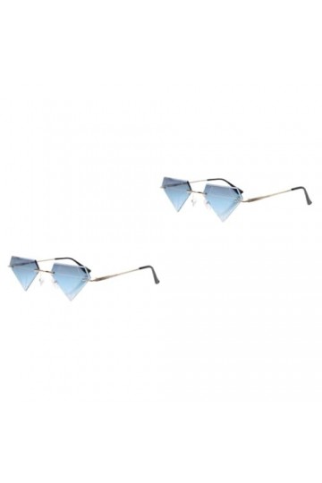 TENDYCOCO 2 Paires De Lunettes De Soleil Irrégulières Lunettes De Soleil Pour Hommes Lunettes De Soleil Élégantes Pour Hommes