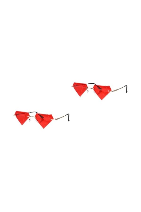 TENDYCOCO 2 Paires De Lunettes De Soleil Irrégulières Lunettes De Soleil Pour Hommes Lunettes De Soleil Élégantes Pour Hommes