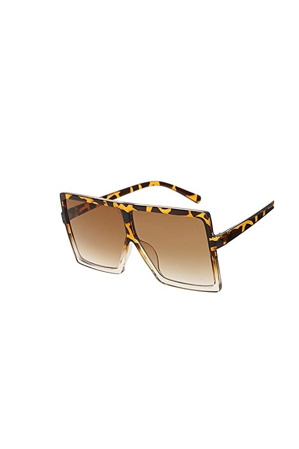 HAOMAO Marque Designer Uv400 Vintage Square Oversized Gradient Lunettes De Soleil pour Femmes 8