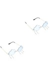 TENDYCOCO 2 Pièces Lunettes De Soleil Nuage Disco Lunettes Nuage En Forme De Lunettes Verre Nuage Lunettes Verre Nuage Lunett