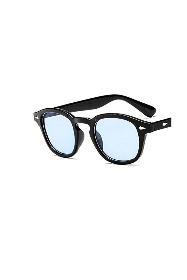 EDCPLM Lunettes de soleil Hommes Femmes Style Ronde Lunettes de Soleil Clair Teinté Lentille de Marque Conception de Fête Spe