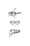 EDCPLM Lunettes de soleil Hommes Femmes Style Ronde Lunettes de Soleil Clair Teinté Lentille de Marque Conception de Fête Spe