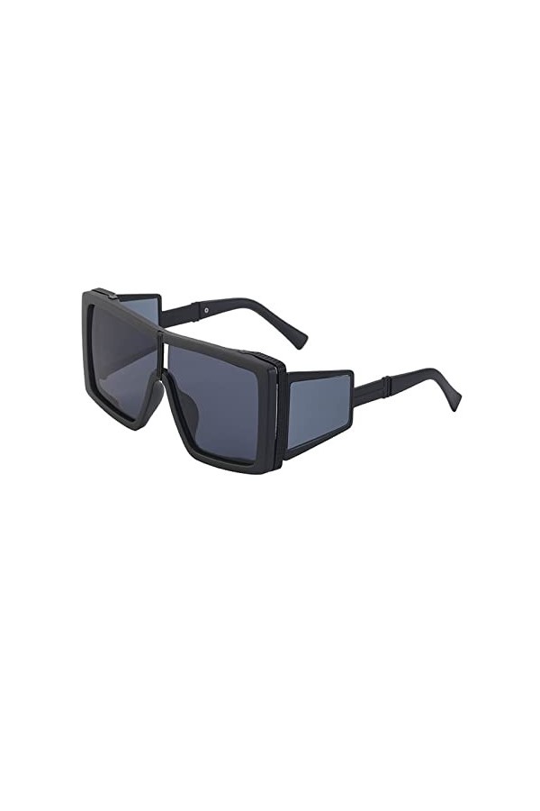 UNDIFY Lunettes De Soleil À Monture Carrée À La Mode Lunettes De Soleil De Luxe Légères Lunettes À Grande Monture Lunettes De