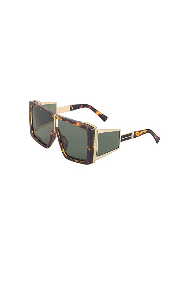 UNDIFY Lunettes De Soleil À Monture Carrée À La Mode Lunettes De Soleil De Luxe Légères Lunettes À Grande Monture Lunettes De