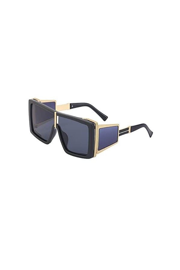 UNDIFY Lunettes De Soleil À Monture Carrée À La Mode Lunettes De Soleil De Luxe Légères Lunettes À Grande Monture Lunettes De