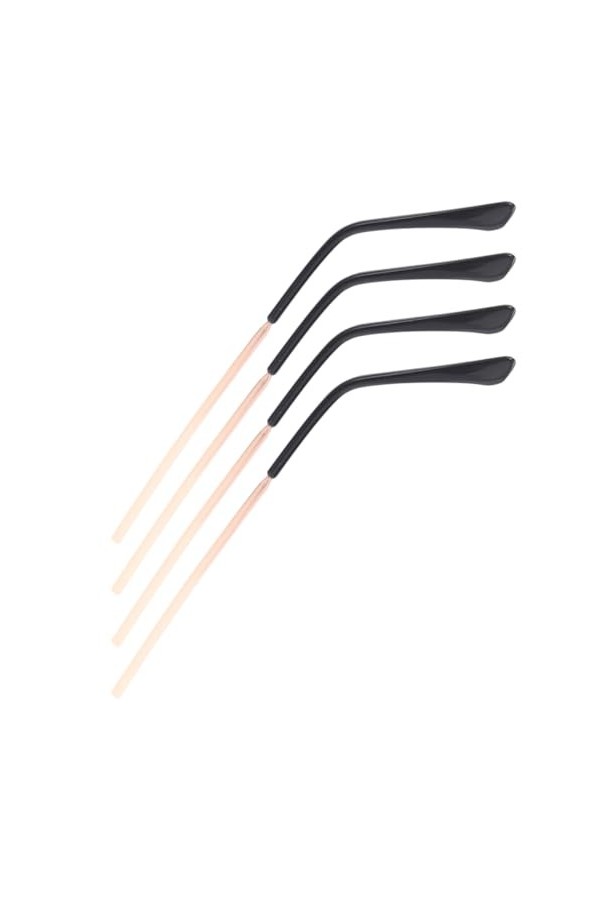 UKCOCO 4 Paires Jambes De Lunettes Temple Des Lunettes Branches Pour Lunettes Bras De Lunettes Kit De Réparation De Lunettes 