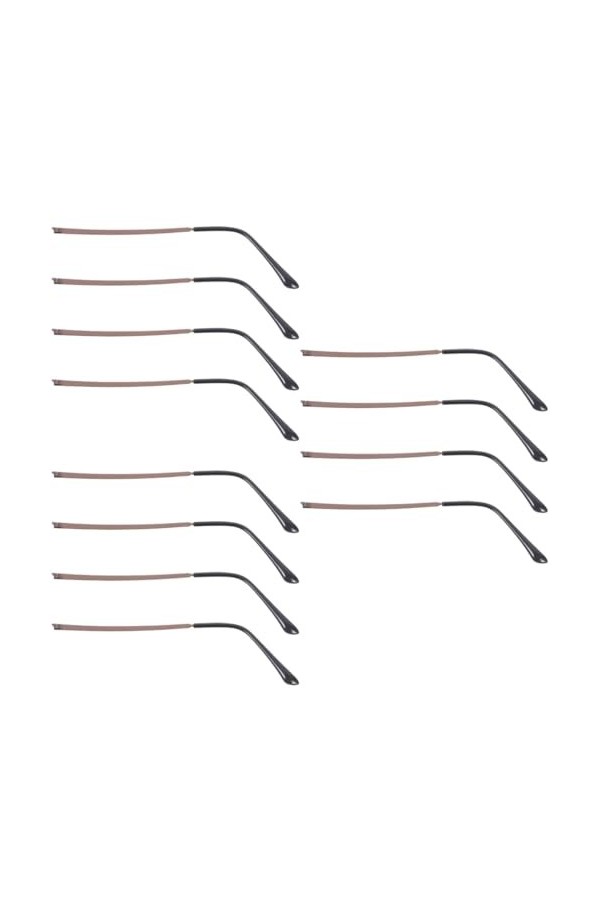 UKCOCO 4 Paires Jambes De Lunettes Temple Des Lunettes Branches Pour Lunettes Bras De Lunettes Kit De Réparation De Lunettes 