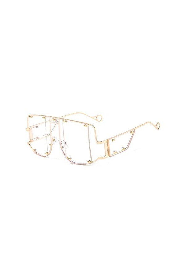 UNDIFY Lunettes De Soleil Photographie De Rue Lunettes De Soleil À Grande Monture Lunettes De Soleil À La Mode Lunettes De So