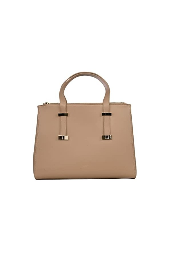 Ted Baker Judiith Grand sac fourre-tout en cuir avec poignée réglable Taupe, taupe, Large