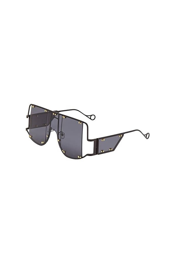 UNDIFY Lunettes de soleil pour photographie de rue - Grand cadre - Lunettes de soleil tendance - Lunettes de soleil pour homm