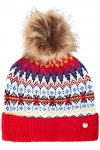 Joules Chapeau Shetland Bonnet, Rouge, Taille Unique Femme
