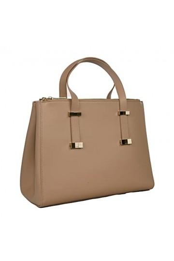 Ted Baker Judiith Grand sac fourre-tout en cuir avec poignée réglable Taupe, taupe, Large