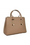 Ted Baker Judiith Grand sac fourre-tout en cuir avec poignée réglable Taupe, taupe, Large