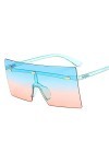 QFSLR Lunettes De Soleil, Grandes Lunettes De Soleil Carrées Rétro pour Hommes Et Femmes, Protection 100% UV, Couvrent Parfai