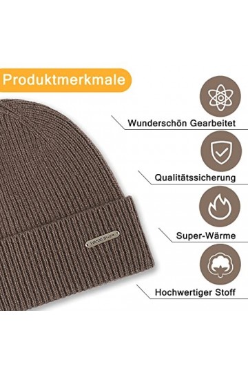 Bonnet en 100 % laine, bonnet en laine, pour homme et femme, chaud, printemps, automne, hiver, doux, extensible, confortable,